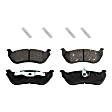Front and Rear Brake Disc and Pad Kit, Plain Surface, 5 Lugs, Ceramic, Cast Iron, Pro-Line Series