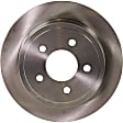 Front and Rear Brake Disc and Pad Kit, Plain Surface, 5 Lugs, Ceramic, Cast Iron, Pro-Line Series