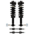 4-Piece Kit Front, Driver and Passenger Side Shock Absorber and Strut Assembly, Includes (2) Shock Absorber and Strut Assembly and (2) Sway Bar Link