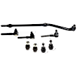 8-Piece Kit Front, Driver and Passenger Side, Inner and Outer Tie Rod End, Includes (4) Ball Joint and (4) Tie Rod End