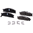 2-Wheel Set Front Brake Disc and Pad Kit, Plain Surface 276.61 mm, Includes (2) Disc and (1) Pad Set