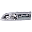 4-Piece Kit Driver and Passenger Side Headlight, Includes (2) Corner Light and (2) Headlight
