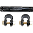 14-Piece Kit Front, Driver and Passenger Side, Upper and Lower Control Arm, with (1) Center Link, (4) Control Arm, (1) Idler Arm, (2) Sway Bar Link, (2) Tie Rod Adjusting Sleeve, and (4) Tie Rod End
