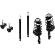 6-Piece Kit Front and Rear, Driver and Passenger Side Shock Absorber and Strut Assembly, Includes (4) Shock Absorber and Strut Assembly and (2) Sway Bar Link