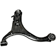 6-Piece Kit Front, Driver and Passenger Side, Lower Control Arm, Includes (2) Control Arm and (4) Tie Rod End