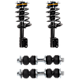 2016 Chevrolet Impala Limited - 4-Piece Kit Front, Driver and Passenger Side Fully Loaded Strut, 9th Generation, Old Body, Except Police/Taxi Packages,  Includes (2) Shock Absorber and Strut Assembly and (2) Sway Bar Link