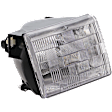 1997 Jeep Grand Cherokee - 5-Piece Kit Header Panel,  Includes (1) Header Panel, (2) Headlight, and (2) Turn Signal Light