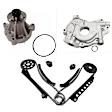 3-Piece Kit Timing Chain Kit, Includes (1) Oil Pump, (1) Timing Chain Kit, and (1) Water Pump