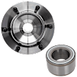 2-Piece Kit Front, Driver or Passenger Side Wheel Bearing, Includes (1) Wheel Bearing and (1) Wheel Hub