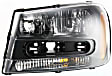 2002 Chevrolet Trailblazer - 4-Piece Kit Driver and Passenger Side Halogen Headlight, With bulb(s), OE Replacement,  Includes (2) Headlight and (2) Tail Light