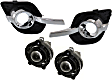 2010 Chevrolet Equinox - 4-Piece Kit Front, Driver and Passenger Side Halogen Fog Light, With bulb(s), OE Replacement  Includes (2) Fog Light and (2) Fog Light Trim