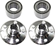 1998-2000 Lexus GS400 - 2-Wheel Set Rear Wheel Hub, 5 Lugs, With Bearing, RWD, Includes (2) Wheel Hub and (2) Wheel Bearing