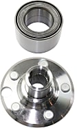 2-Piece Kit Rear, Driver or Passenger Side Wheel Hub, 5 Lugs, With Bearing, RWD, Includes (1) Wheel Hub and (1) Wheel Bearing