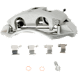 2-Wheel Set Rear Brake Kit With Calipers, Cross-drilled and Slotted 357.12 mm Semi-metallic, Includes (2) Brake Caliper, (1) Brake Pad Set and (2) Brake Disc