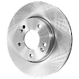 2-Wheel Set Front Brake Kit With Calipers, Plain Surface 279.91 mm FWD, Includes (2) Brake Caliper, (2) Brake Disc and (1) Brake Pad Set