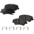 2-Wheel Set Front Brake Kit With Calipers, Plain Surface 279.91 mm FWD, Includes (2) Brake Caliper, (2) Brake Disc and (1) Brake Pad Set