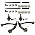 2014 Chevrolet Silverado 1500 - 6-Piece Kit Front, Driver and Passenger Side, Upper Control Arm, Exc. Z71 or Z85