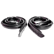 KIT-013025-C09 3-Piece Kit Door Seal - 3-Piece Kit, Includes (1) Door Seal, (1) Roof Rail Seal and (1) Hood and Trunk Seal