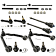 KIT-013025-C13 10-Piece Kit Control Arm, Includes (2) Control Arm, (2) Ball Joint, (4) Tie Rod End and (2) Sway Bar Link