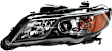 2-Piece Kit Driver Side HID/Xenon Headlight, Without bulb(s), includes Fender, CAPA Certified