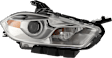 2-Piece Kit Passenger Side Halogen Headlight, With bulb(s), includes Fender, CAPA Certified