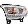 2-Piece Kit Driver Side Halogen Headlight, With bulb(s), includes Fender, CAPA Certified