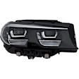 2-Piece Kit Passenger Side LED Headlight, With bulb(s), includes Fender