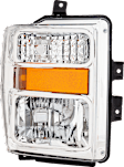 2-Piece Kit Passenger Side Halogen Headlight, Without bulb(s), includes Fender