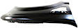 2-Piece Kit Passenger Side Halogen Headlight, Without bulb(s), includes Fender