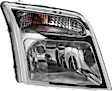 2-Piece Kit Passenger Side Halogen Headlight, With bulb(s), includes Fender, CAPA Certified