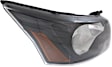 2-Piece Kit Passenger Side Halogen Headlight, With bulb(s), includes Fender