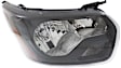 2-Piece Kit Passenger Side Halogen Headlight, With bulb(s), includes Fender
