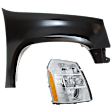 2-Piece Kit Passenger Side HID/Xenon Headlight, With bulb(s), includes Fender, CAPA Certified