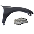 2-Piece Kit Passenger Side LED Headlight, With bulb(s), includes Fender, CAPA Certified