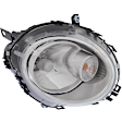2-Piece Kit Driver Side Halogen Headlight, With bulb(s), includes Fender