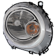 2-Piece Kit Driver Side Halogen Headlight, With bulb(s), includes Fender