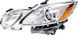 2-Piece Kit Driver Side Halogen Headlight, Without bulb(s), includes Fender