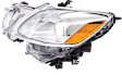 2-Piece Kit Driver Side Halogen Headlight, Without bulb(s), includes Fender