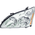 2-Piece Kit Driver Side Halogen Headlight, Without bulb(s), includes Fender