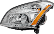 4-Piece Kit Driver Side and Passenger Side HID/Xenon Headlight, With bulb(s), includes Fender