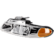 4-Piece Kit Driver Side and Passenger Side Halogen Headlight, With bulb(s), includes Fender