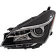 2-Piece Kit Passenger Side Halogen Headlight, Without bulb(s), includes Fender, CAPA Certified