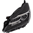 2-Piece Kit Passenger Side Halogen Headlight, Without bulb(s), includes Fender, CAPA Certified