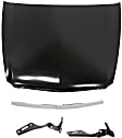 4-Piece Kit Factory Style Hood, Steel, Primed, Includes (1) Hood, (2) Hood Hinge, and (1) Hood Molding