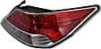 2-Piece Kit Passenger Side Halogen Tail Light, With bulb(s), Includes (1) Bumper Reflector and (1) Tail Light