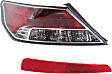 2-Piece Kit Driver Side Halogen Tail Light, With bulb(s), Includes (1) Bumper Reflector and (1) Tail Light