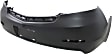 2-Piece Kit, Rear Primed Bumper Cover, Sedan, Includes (1) Bumper Cover and (1) Bumper Trim
