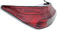 2-Piece Kit Driver Side Halogen Tail Light, With bulb(s), Includes (1) Bumper Reflector and (1) Tail Light
