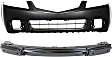 2-Piece Kit, Front Primed Bumper Cover, Includes (1) Bumper Cover and (1) Bumper Reinforcement