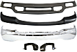 3-Piece Kit, Front Bumper, Chrome, Includes (1) Bumper, (1) Bumper Trim, and (1) Valance